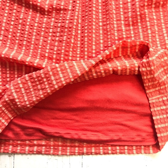 ANTHROPOLOGIE POSTAGE STAMP Coral Sleeveless Dress - Picture 11 of 12